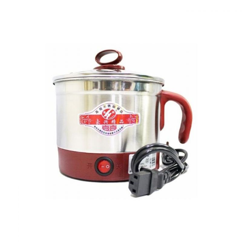 Electronic Travel Cooker With Egg Boiler - Silver